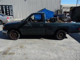 1997 TOYOTA TACOMA 2DR PICK UP GREEN 2.4 MT 2WD Z19754